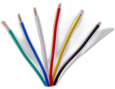 6 Core Unshielded White - Security Cable