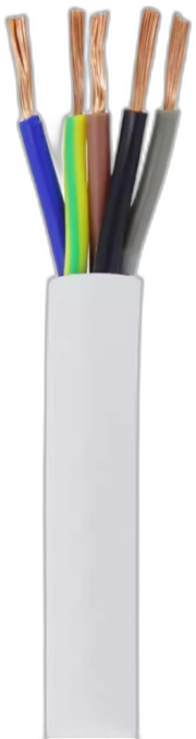 5 Core Cu White - Multi-Core Cable