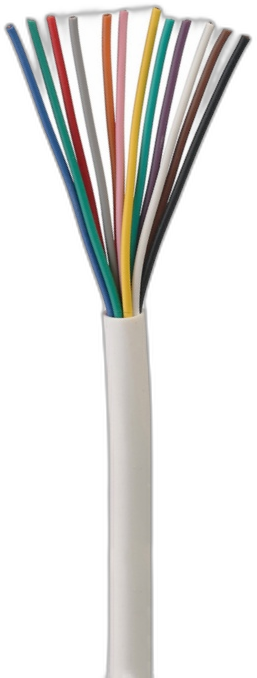 12 Core Unshielded White - Security Cable
